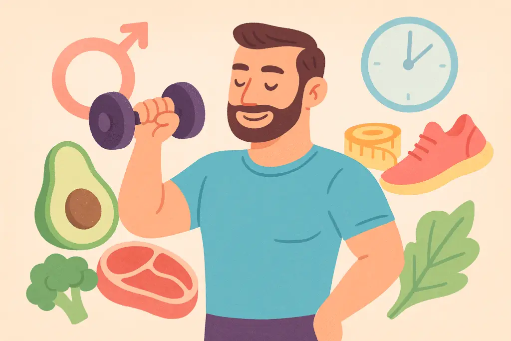 The effect of Diet and Exercise on serum Testosterone ChatGPT Image