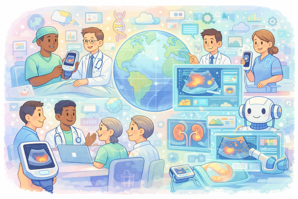 Global Innovations and Future Directions for AI in ultrasound