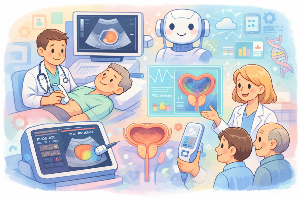 Prostate Cancer Detection and Prostate Health with Ultrasound